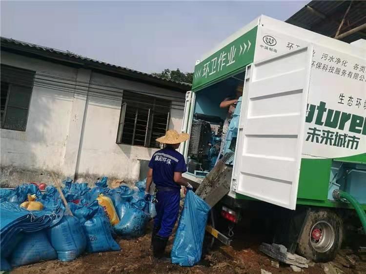 新建工业污泥压干处理
